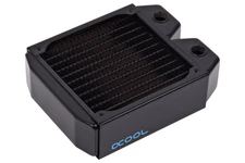 Alphacool NexXxos XT45 Full Copper Radiator, 120mm, Single Fan, Black