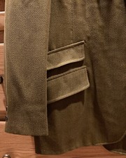 60s 70s Mens Blazer Vintage Steampunk Train Conductor Ticket Pocket EUC