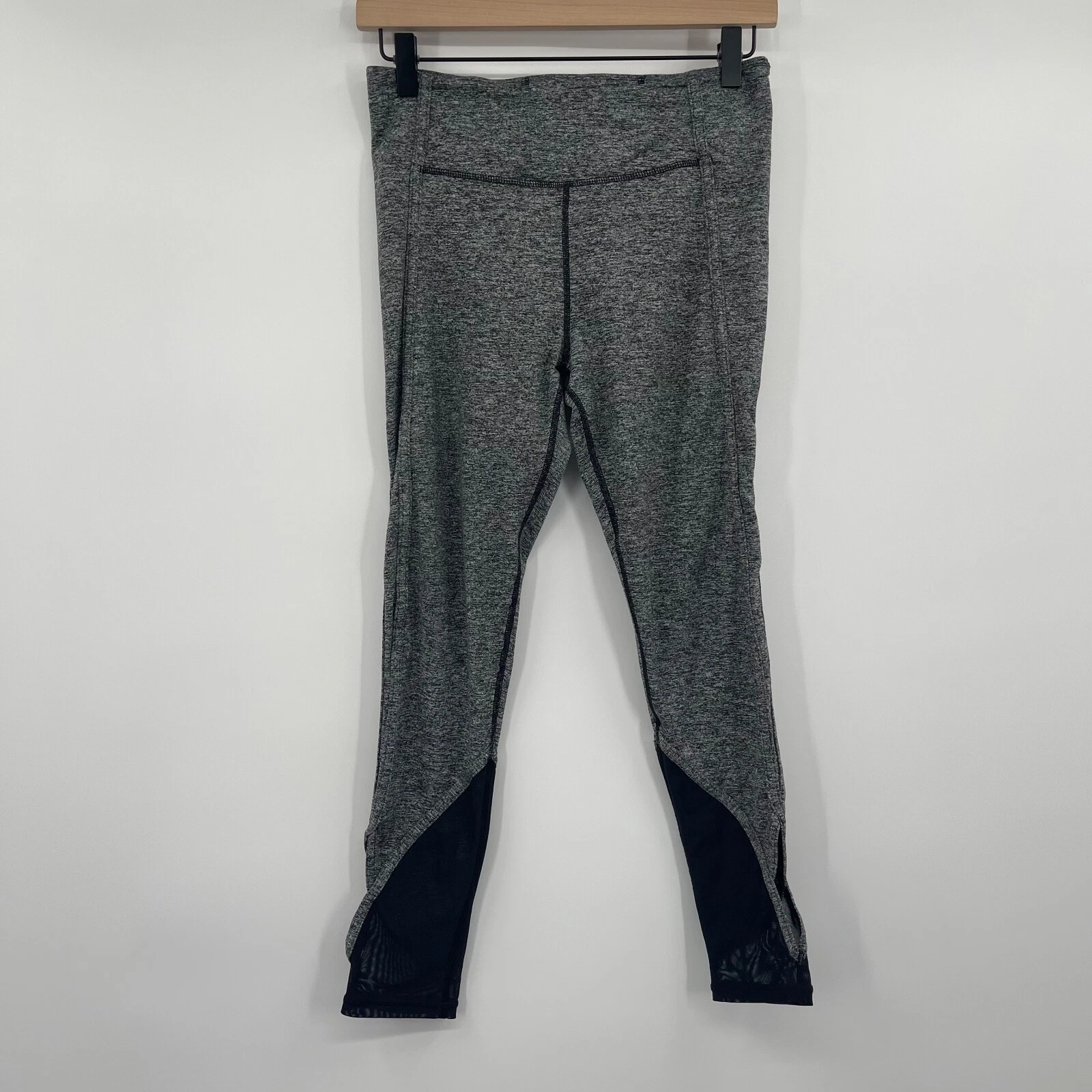 free-people-movement heather mesh cut out yoga leggings