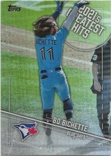 2022 Topps Series 1 BO BICHETTE 2021s Greatest Hits Foil Insert Blue Jays 21GH-2