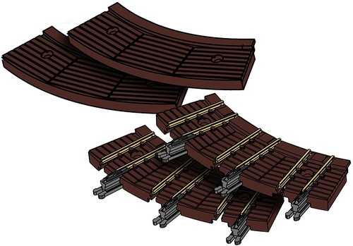 Rokuhan A035 Turnable Rail Block - Z - Picture 2 of 2