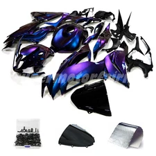 Chameleon Fairing Kit +Tank Cover w/Bolt For Kawasaki Ninja ZX6R 2019-2023 ZX636