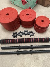 Weights dumbbell barbell set With 12 Plates