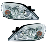 Scheinwerfer Set FüR Nissan Primera P12 2002- H7 Halogen Streuscheibe Lwr