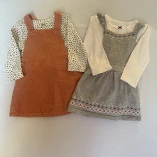 Carter’s Outfits – 12 Months (2 Outfit Bundle) Winter Holiday Overall
