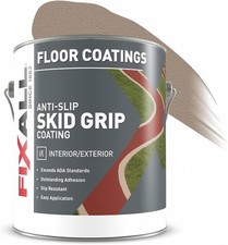 FIXALL Skid Grip Anti-Slip Coating, 1 Gallon, 128 Fl Oz Pack of 1 , Camel