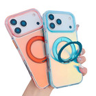 Ring Stand Mag Safe Shockproof Cover For iPhone 17 Pro Max Colorful Case 17 Air