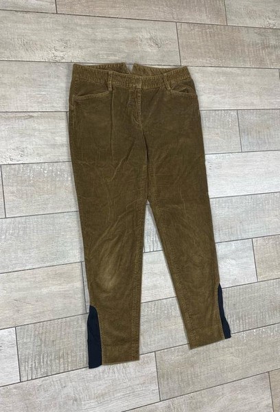 Women Dolce & Gabbana Trousers Brown Velvet 36