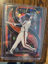 2025 Panini Select - Premier Level Darryl Strawberry #110 Red Ice Prizm /199
