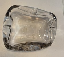 Cenicero transparente atómico vintage