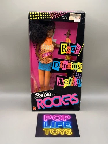 Vintage 1986 Barbie and The Rockers “Real Dancing Action Dee Dee” #3160 *NRFB*