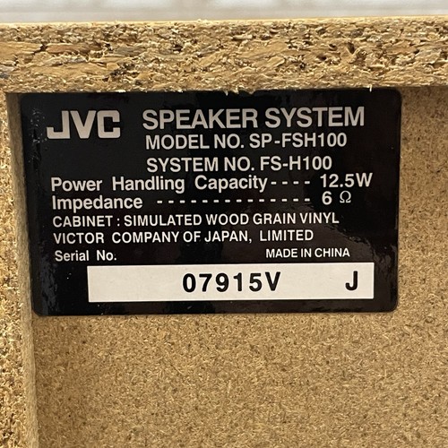 JVC CA-FSH100 Compact Component System CD/Cassette AMFM Aux Tested No Remote - Picture 5 of 22