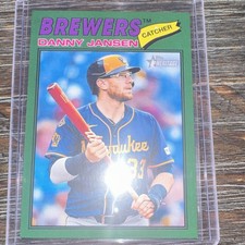 Topps Heritage 2026 Danny Jansen #347 Green Milwaukee Brewers MLB Baseball Card