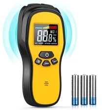 Pinless Moisture Meter - Wood Moisture Meter Digital Moisture Detector for Lu...