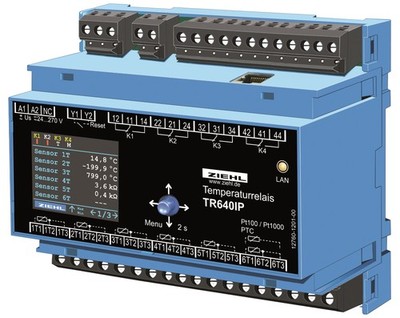 Ziehl T224390 Temperature Relay Type TR640IP