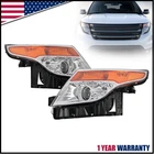 For 2011-2015 Ford Explorer Headlights Halogen Left+Right 11 12 13 14 15 Lights