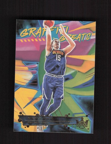 Nikola Jokic #15 2021 Panini Court Kings Graffiti Greats card
