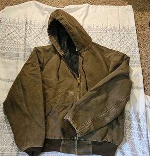 Vintage Carhartt Rework Zip Up Insulated Hooded Jacket Men’s Clothes Mens S