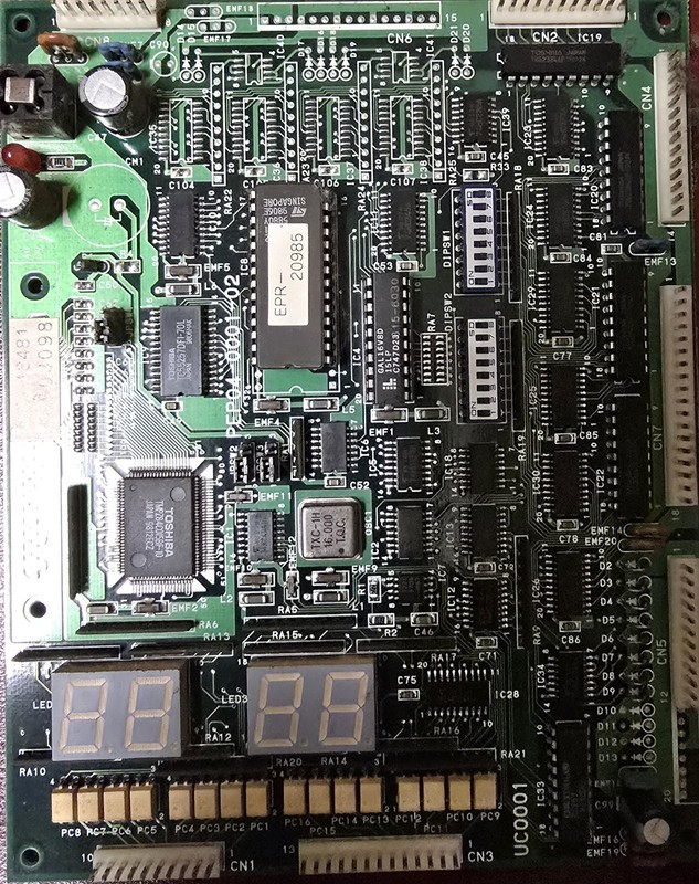 Sega Daytona 2 Kick Back Steering Pcb Working Condition Unknown