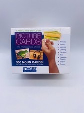 STAGES LEARNING 350 Language Building Noun Picture Cards For Speech Therapy READ