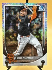 2025 Bowman Chrome Mega Box Mojo Refractor Matt Chapman #49 San Francisco Giants