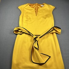 New York & Co Women’s Yellow Stretch Dress Sz M