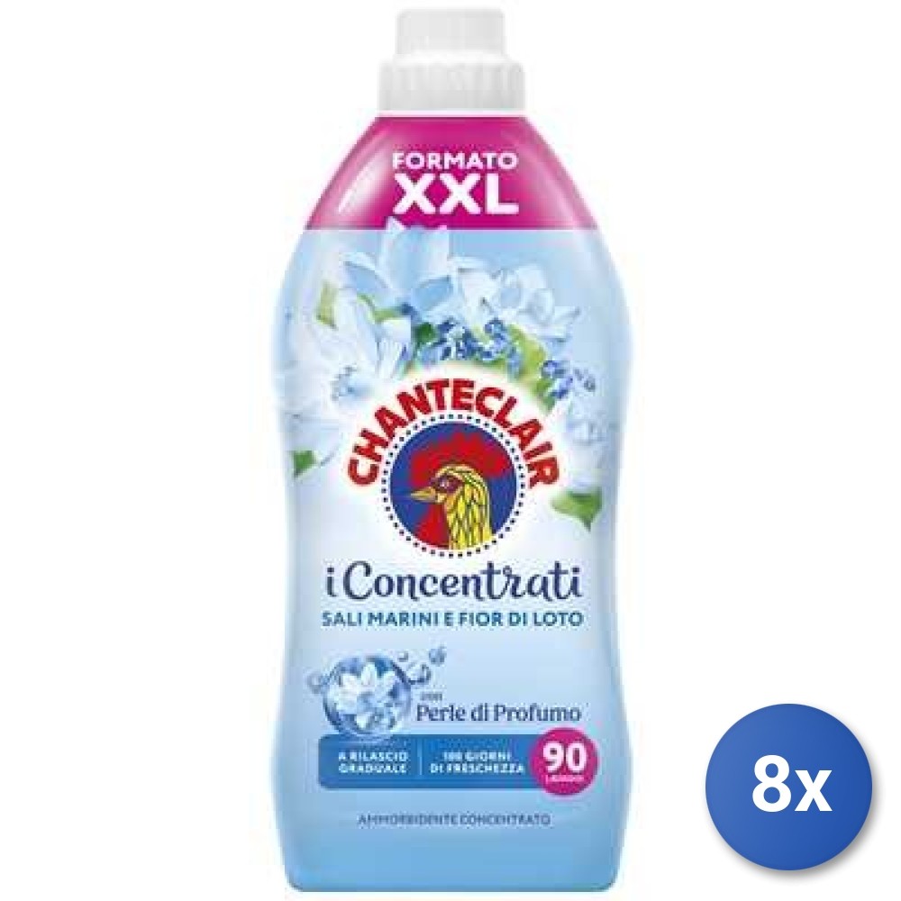 8x Bundle Chante Clair Ammorbidente Concentrato Sali-Loto 90 Lavaggi