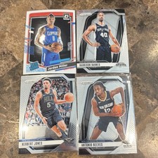 Panini 2023-24 Prizm/Donruss Optic NBA Card Lot 4 Miller Barnes Jones Reeves