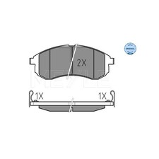 Plaquette de frein Mitsubishi L200