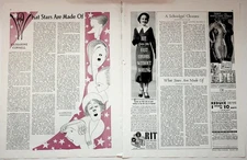 RIT Dye Magazine Ad 1935 Fast Colors Without Boiling Woman's Home