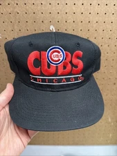 Chicago Cubs Vintage Snapback Hat Black Youngan NEW