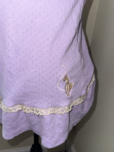 VTG Baby Phat Purple Babydoll Sleeveless Tank Lace Whimsy Fairy Medium Fairy - Picture 8 of 8