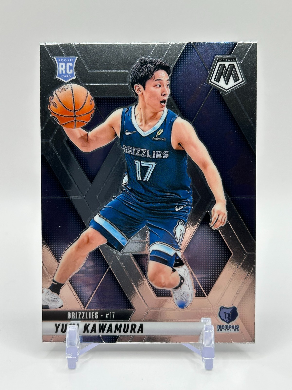 2024-25 Panini Mosaic Yuki Kawamura RC Rookie #209 Memphis Grizzlies