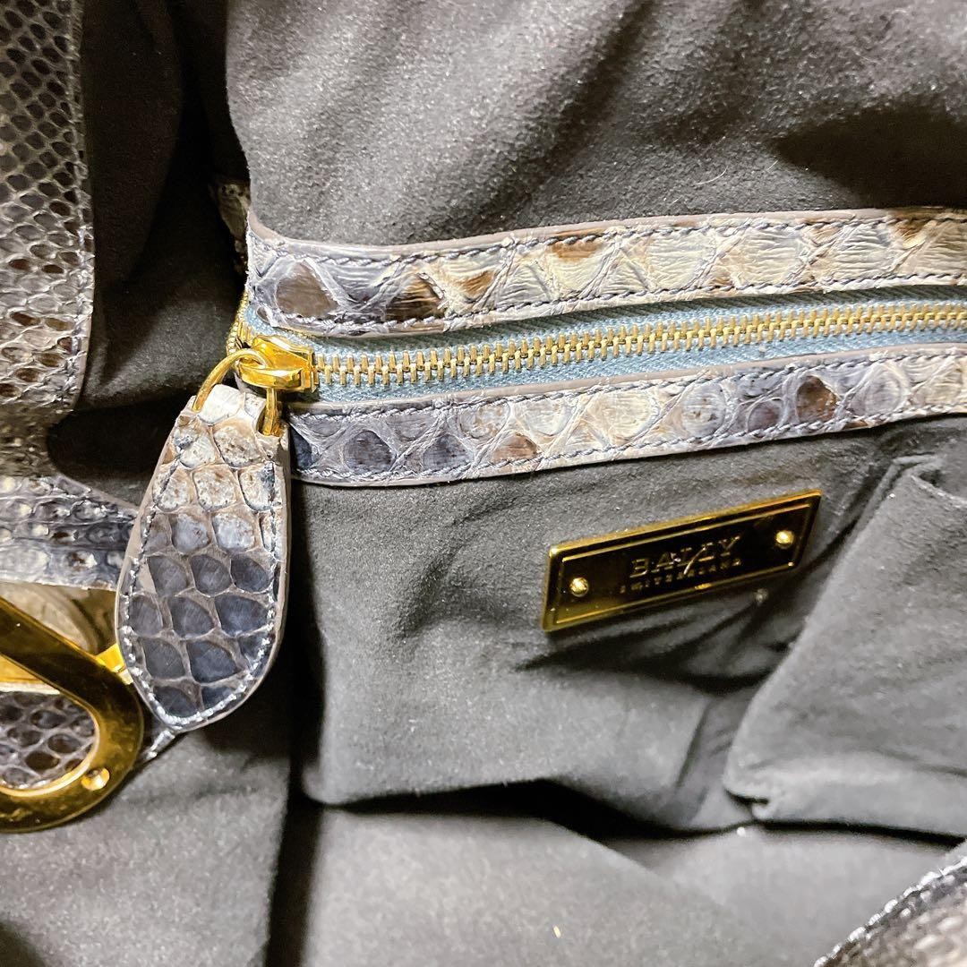 BALLY One Shoulder Bag VALUMY E Python Leather Br… - image 15