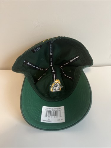 ‘47 Brand Green Bay Packers Franchise 50s Classic Throwback Fitted Size XL Hat - Picture 4 of 4