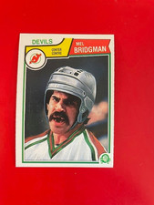 1983-84 O-Pee-Chee hockey OPC #226 Mel Bridgman - New Jersey Devils NRMT