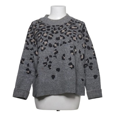 Rag & Bone, Strickpullover, Größe: XS, Grau, Alpakawolle/Polyamid, Leopard #kk4