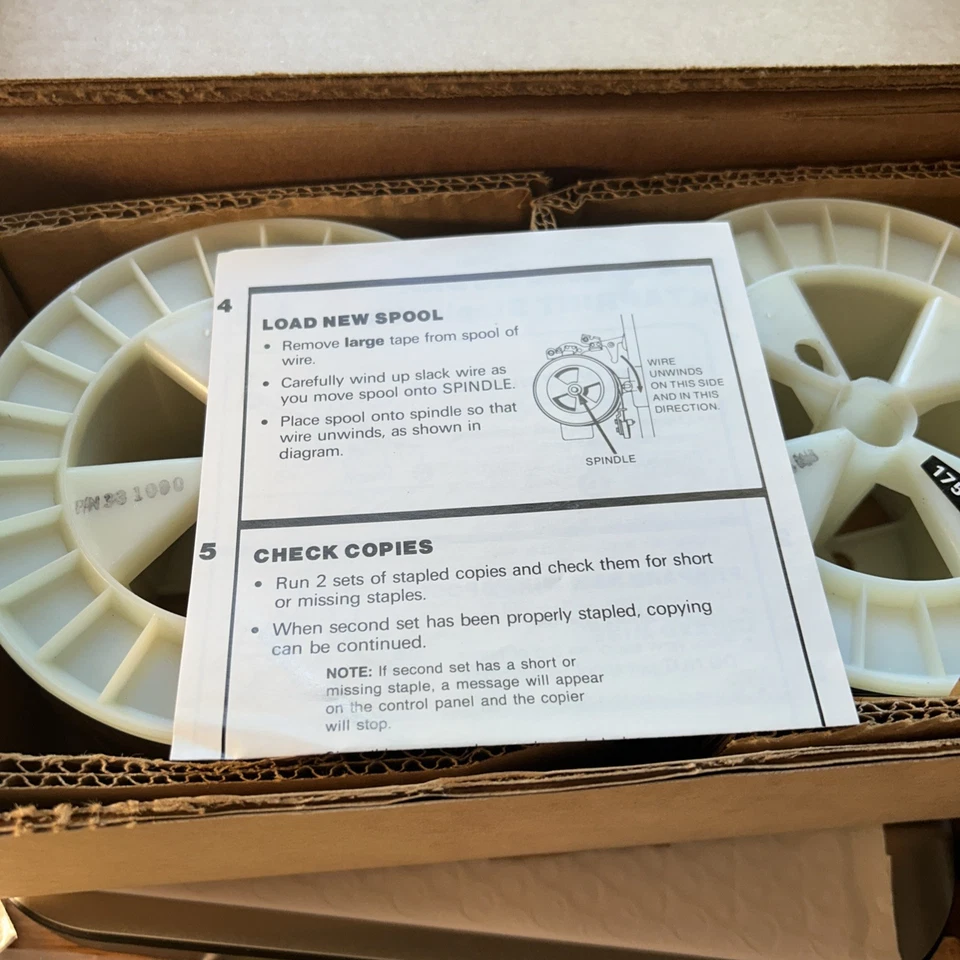 Estuche de 2 carretes Kodak Ektaprint grapa alambre # 175-5057 1755057 Foto 4 de 4