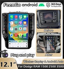 Autoradio Android 12,1 pollici stereo Carplay Carlink GPS navigatore per camion Dodge RAM
