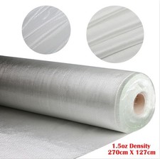 50'' x 3 Yards 1.5OZ White Fiberglass Cloth Mesh Woven Roving Glass Fiber
