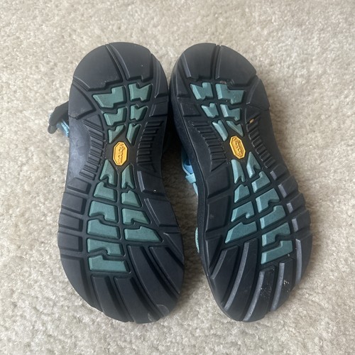 Chaco Womens 7 ZX/2 Blue And Light Blue Strappy Casual Sandals Hiking Pre-Owned - Picture 4 of 5
