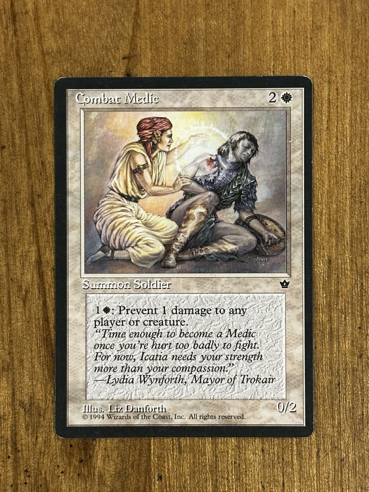 Magic The Gathering Combat Medic (Danforth) - Fallen Empires (FEM)