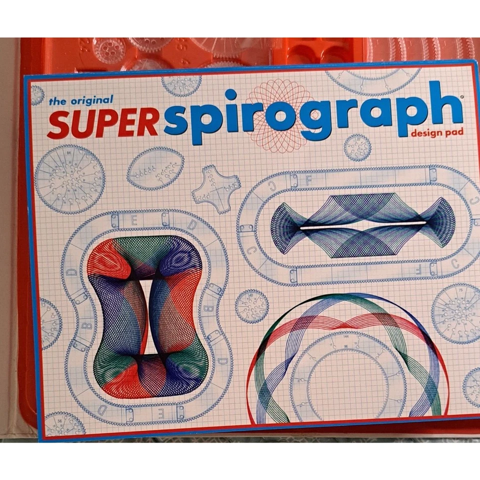 The Original SUPER SPIROGRAPH Design Set #01016 ~ 50th Anniversary ~ Preowned - Image 4 of 4