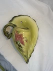 Vintage Hull Pottery Woodland W-13 Conch Wall Pocket Planter Pink Lily USA