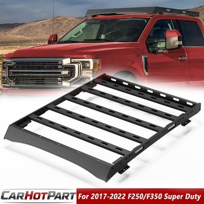 LONGSUN Roof Rack For 2017-2022 F250/F350 Super Duty 4Door Luggage Cargo Carrier
