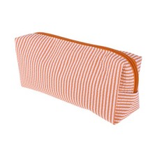 1 Pc Lady Portable Rectangle Makeup Bag for Vacation Orange
