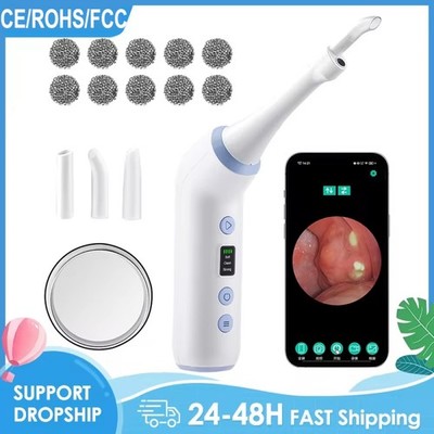 Visible Tonsil Stone Removal Kit with HD Camera Electronic Tonsil Stone Remover