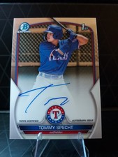 2023 Bowman - Chrome Prospect Autographs Tommy Specht #CPA-TS (AU, RC)