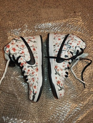Nike SB Dunk High Cherry Blossom Japan Sail Black Crimson White