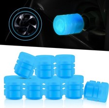 8 PCS Luminous Wheels Cap Tire Valve Stem, Glow Luminous at Night, Air Caps Cove